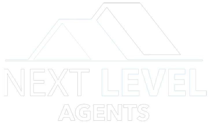 next level agents logo white